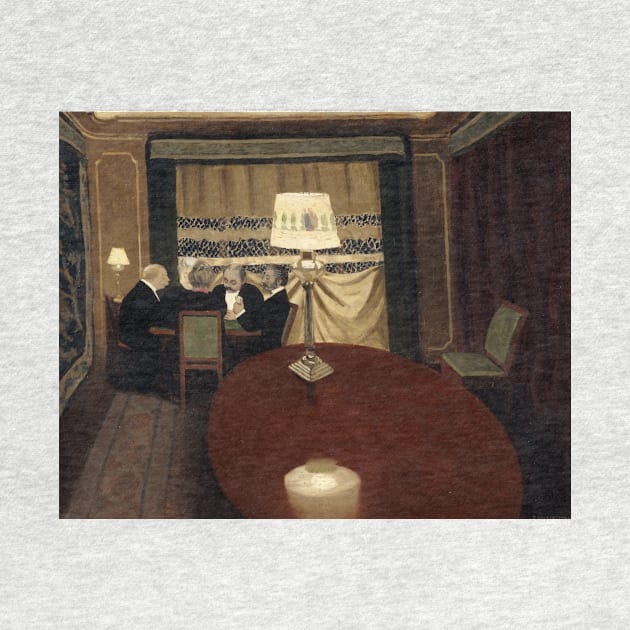 The Poker Game by Felix Vallotton by Classic Art Stall